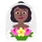 Woman with Veil- Medium-Dark Skin Tone emoji on Microsoft